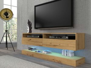 miniaturka Wisząca Szafka pod TV z LED 160 ELSA