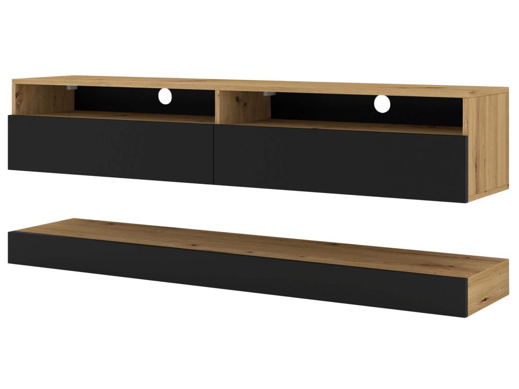 Wisząca Szafka pod TV z LED 160 ELSA