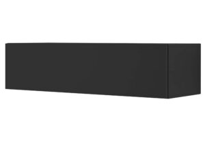 Matowa szafka RTV wisząca czarna 120 AMIRA