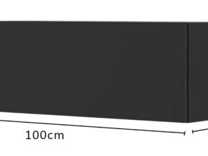 miniaturka Czarny mat Szafka RTV wisząca AMIRA