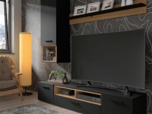 miniaturka Półka na Książki Wisząca Dąb Artisan 151cm NIMET