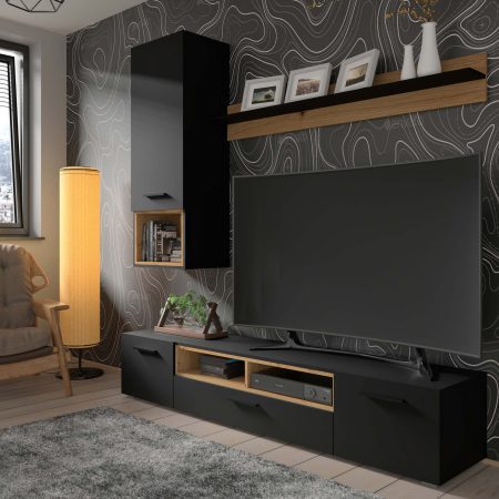 Wisząca Półka Dąb Artisan 115cm NIMET - obrazek 2