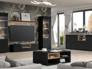 miniaturka Czarna matowa ława kawowa NIMET