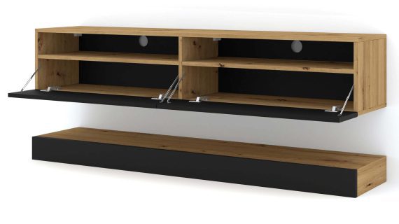 miniaturka Wisząca Szafka pod TV z LED 160 ELSA