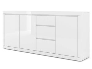 Szeroka komoda wysoki połysk TIANA