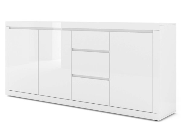 Komoda RTV z systemem push to open – styl nowoczesny