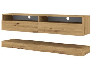 miniaturka Wisząca Szafka pod TV z LED 160 ELSA