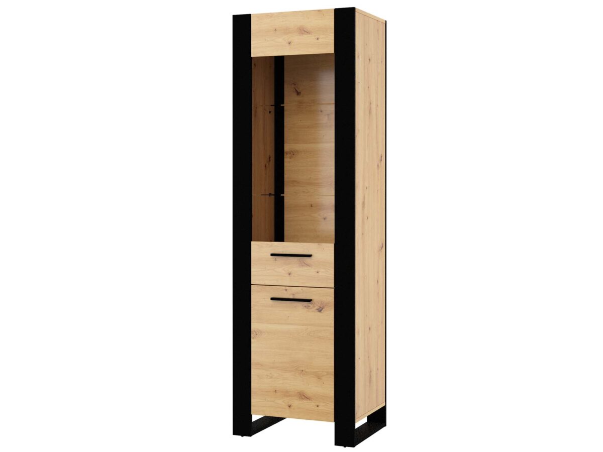 Witryna dąb artisan Nowoczesna IRFAN