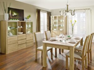 miniaturka Rozkładany Solidny Stół Dębowy 140cm