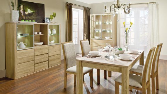 miniaturka Rozkładany Stół Dębowy 160 cm