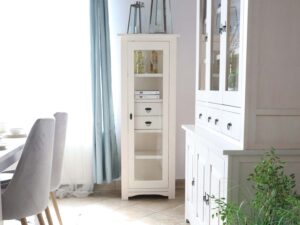 miniaturka Wąska Witryna z Drewna FELIX