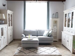 miniaturka Wąska Witryna z Drewna FELIX