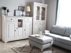 miniaturka Wąska Witryna z Drewna FELIX