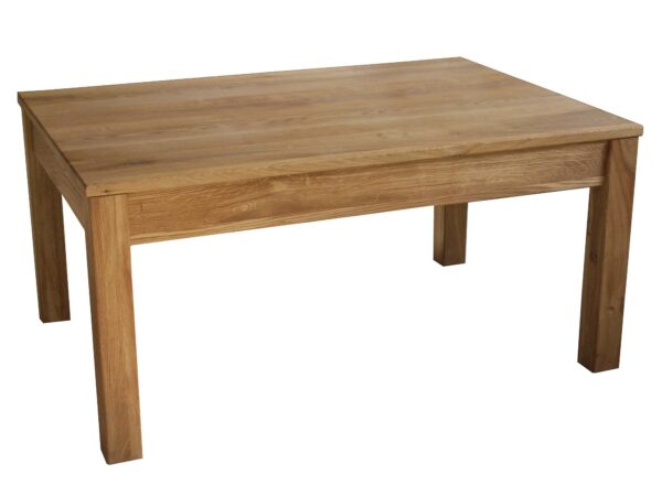 Stół jadalniany prostokątny z drewna dębowego, styl minimalistyczny