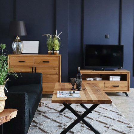 Duża Dębowa Komoda PAROS LOFT - obrazek 4