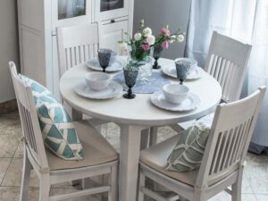 miniaturka Wąska Witryna z Drewna FELIX