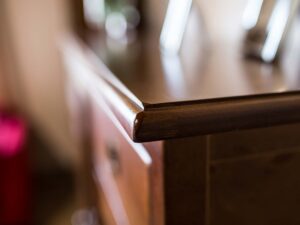 miniaturka Drewniana Ława z Szufladą do Salonu MENDOZ