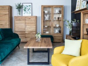 miniaturka Wysoka Dębowa Witryna PAROS