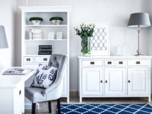 miniaturka Drewniany Regał z Szafkami MOLA