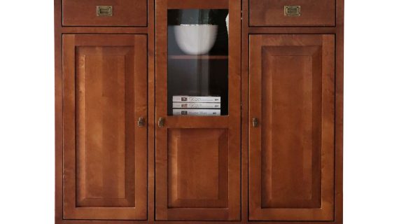 Wysoka Komoda z Przeszkleniem MENDOZ