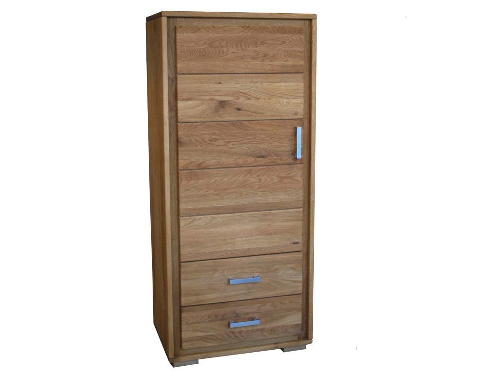 Wąska Komoda Dębowa PAROS