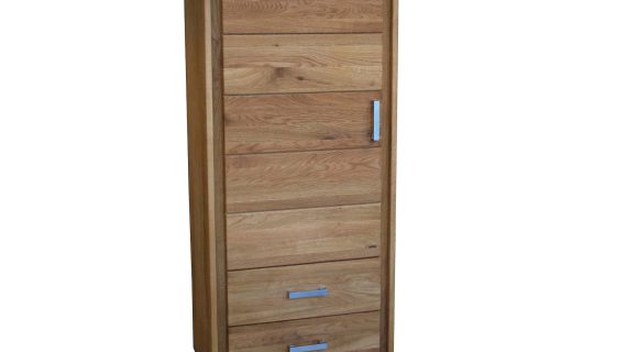 Wąska Komoda Dębowa PAROS