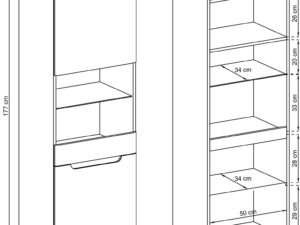 miniaturka Atrakcyjna wąska witryna BASTIEN
