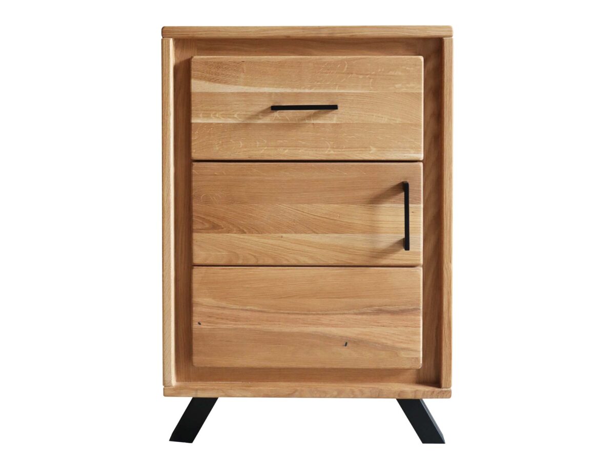 Drewniana Szafka Nocna na Nóżkach ALAMOS LOFT