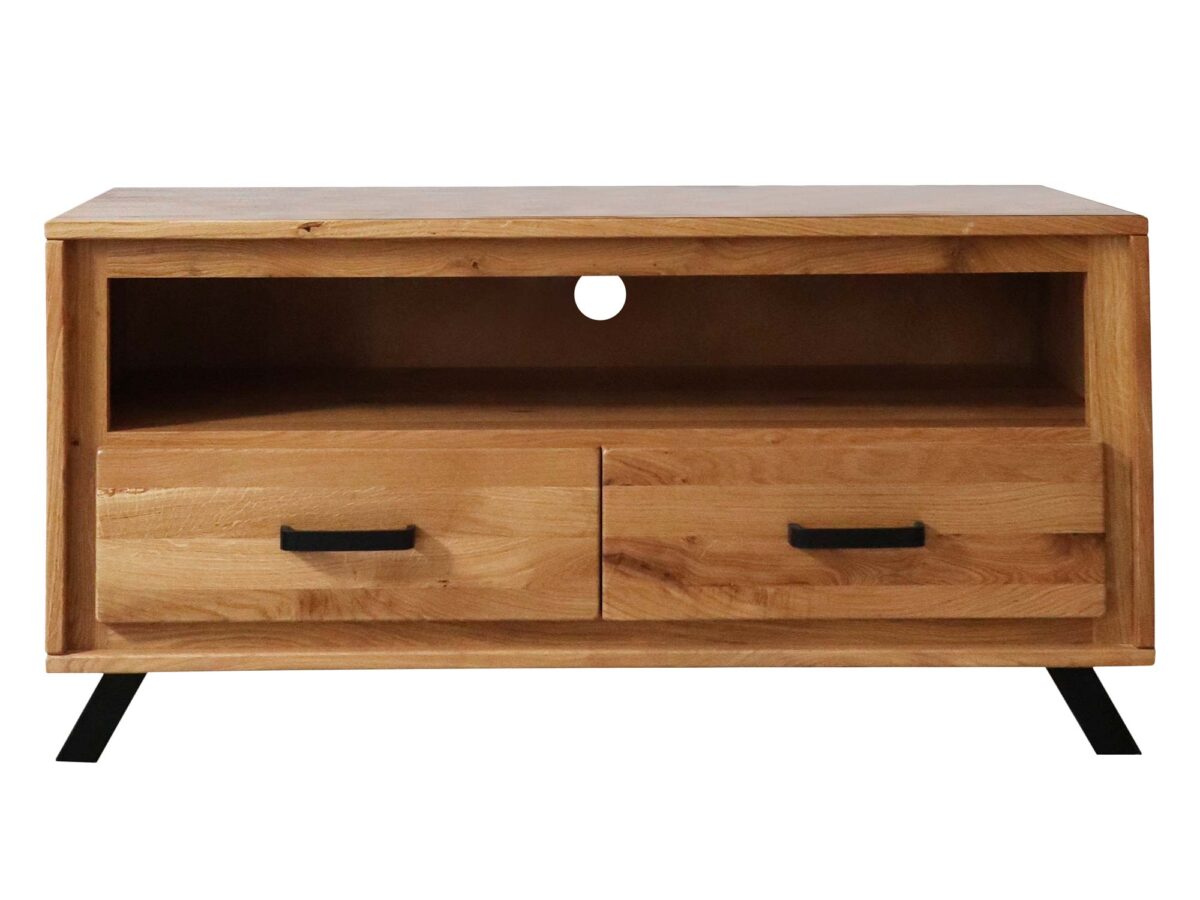Mała Szafka RTV na Nóżkach Dąb PAROS LOFT