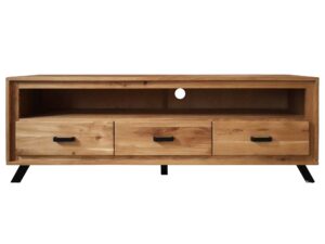 Szafka RTV Dębowa na Nóżkach PAROS LOFT