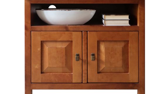 Drewniana Mała Szafka RTV na Nóżkach MOLA