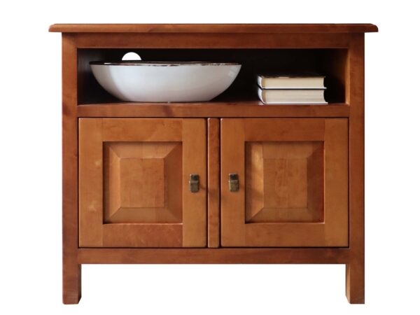 Drewniana mała szafka RTV