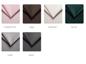 miniaturka Pikowane Łóżko na Drewnianych Nóżkach AUSTIN