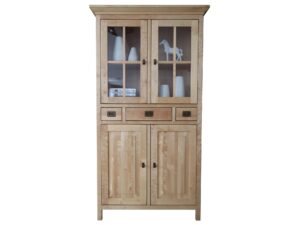 Wysoka Drewniana Witryna MOLA