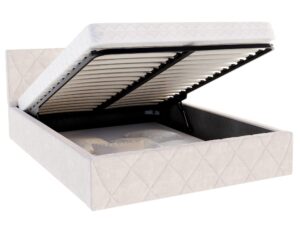 miniaturka Wygodne Pojedyncze Łóżko Tapicerowane 90×200 LINDA