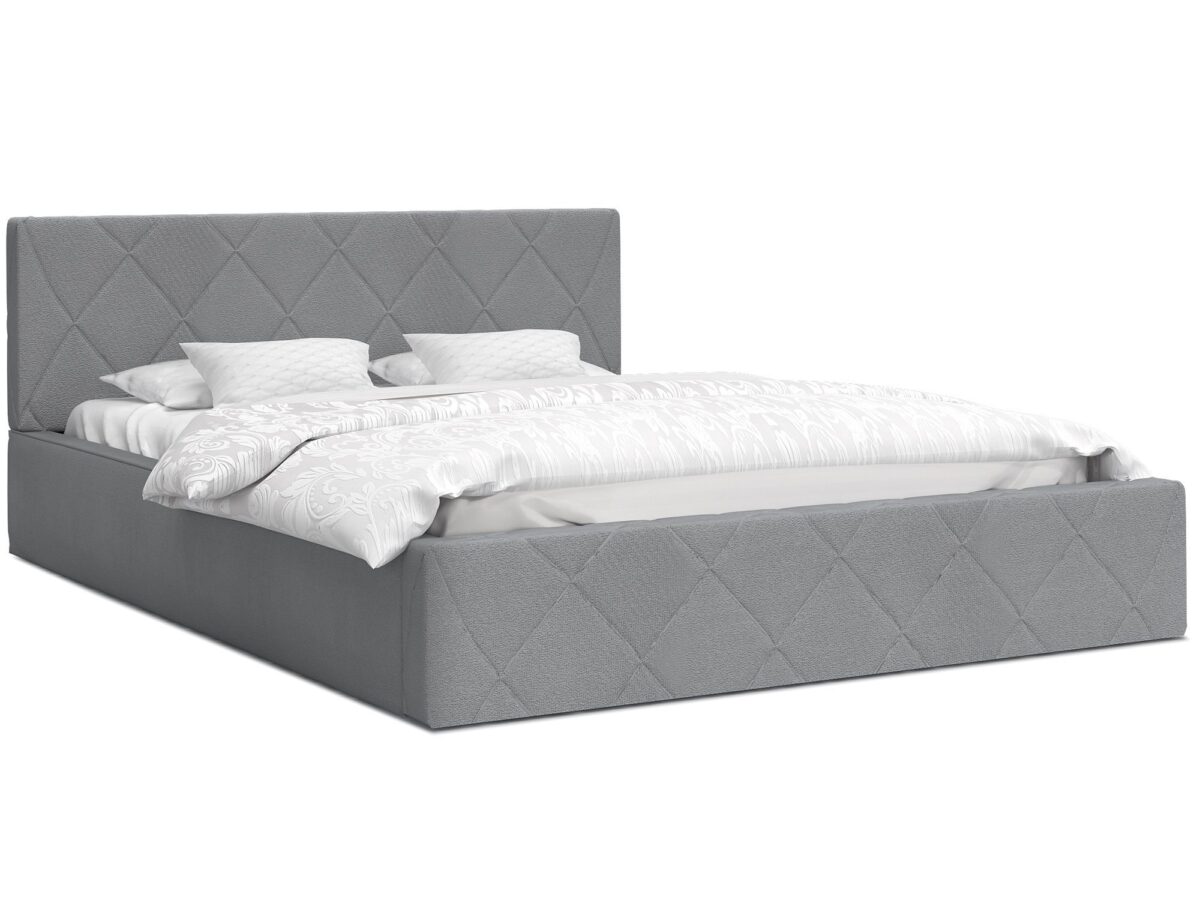 Wygodne Pojedyncze Łóżko Tapicerowane 90×200 LINDA