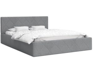 Wygodne Pojedyncze Łóżko Tapicerowane 90×200 LINDA