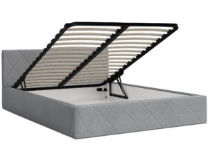 miniaturka Wygodne Pojedyncze Łóżko Tapicerowane 90×200 LINDA