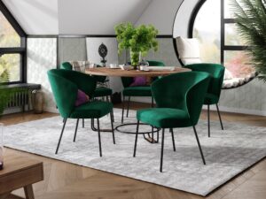 miniaturka Krzesło butelkowa zieleń LOMA