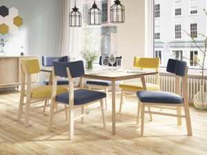 miniaturka Profilowane krzesło tapicerowane SYBIL