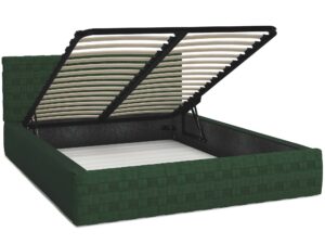 miniaturka Łóżko z plecionym wezgłowiem CINDY