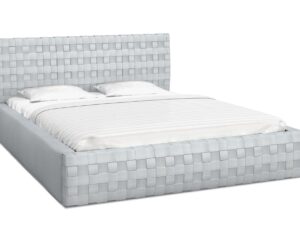 miniaturka Łóżko z plecionym wezgłowiem CINDY