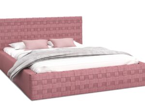 miniaturka Łóżko z plecionym wezgłowiem CINDY