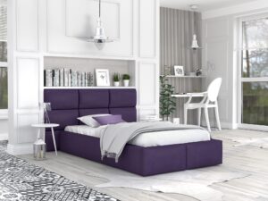 miniaturka Łóżko z panelami tapicerowanymi MIRIAM