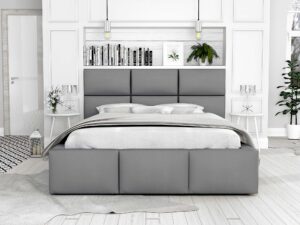 miniaturka Łóżko z panelami tapicerowanymi MIRIAM