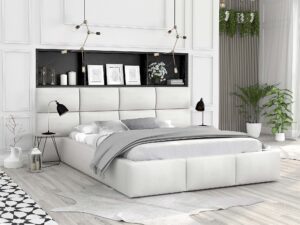 miniaturka Łóżko z panelami tapicerowanymi MIRIAM