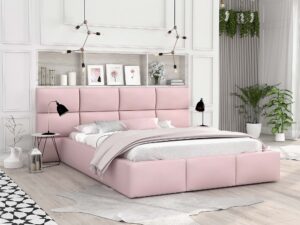 miniaturka Łóżko z panelami tapicerowanymi MIRIAM