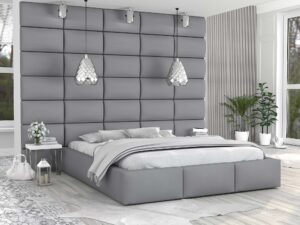 miniaturka Łóżko z panelami tapicerowanymi MIRIAM
