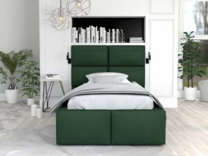 miniaturka Łóżko z panelami tapicerowanymi MIRIAM