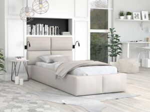 miniaturka Łóżko z panelami tapicerowanymi MIRIAM